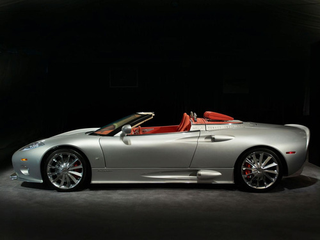 Illustration for article titled Spyker C8 Aileron Spyder: Extravagant Fighter Plane Goes Topless